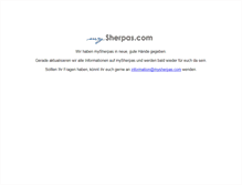 Tablet Screenshot of mysherpas.com